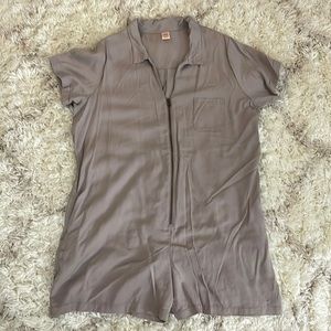 Coverall Shorty Romper
